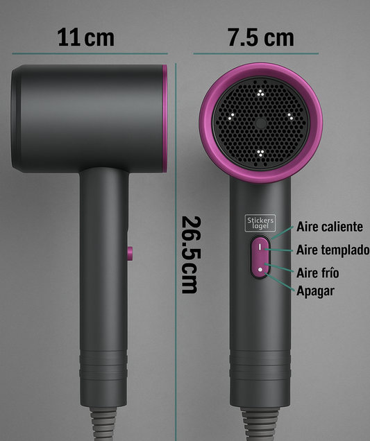 Secador de Pelos Iónico