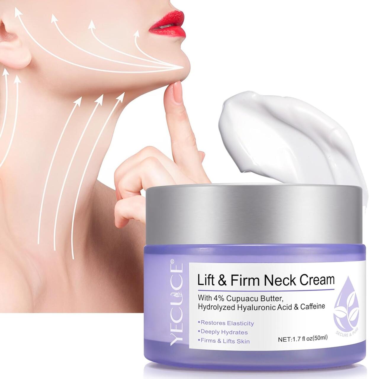 Crema Antienvejecimiento Para el Cuello y Escote YECUCE 50ml