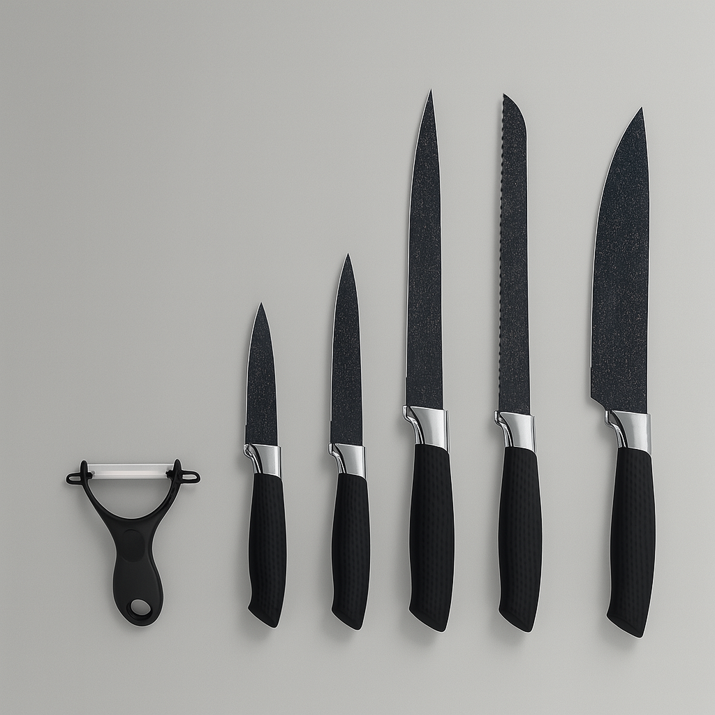 Kit 6 Piezas de Cocina Cuchillería