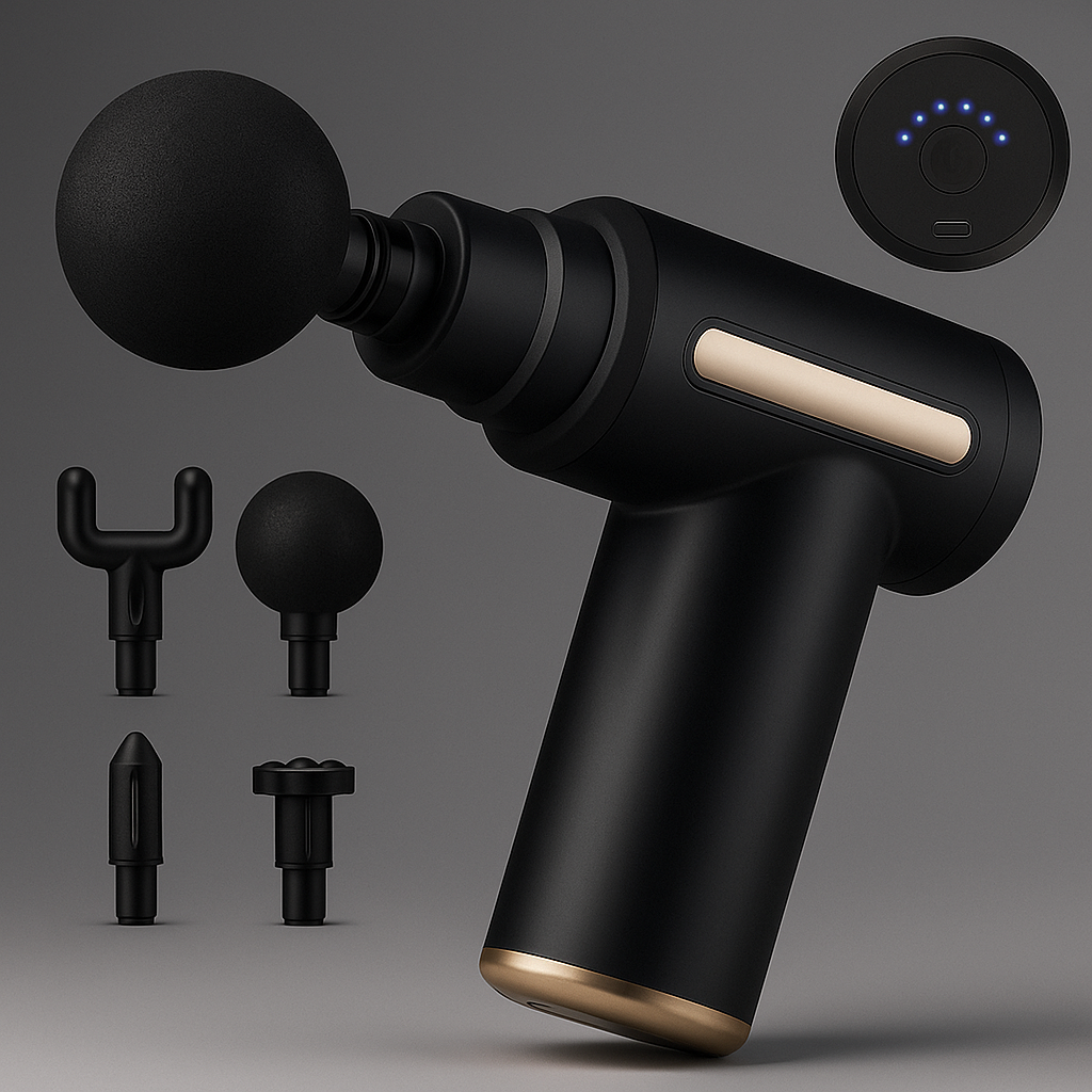 Mini Pistola de Masaje Recargable