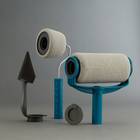 Kit Rodillos de Pintura Recargables Antigoteo 5 Piezas