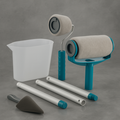 Kit Rodillos de Pintura Recargables Antigoteo 5 Piezas