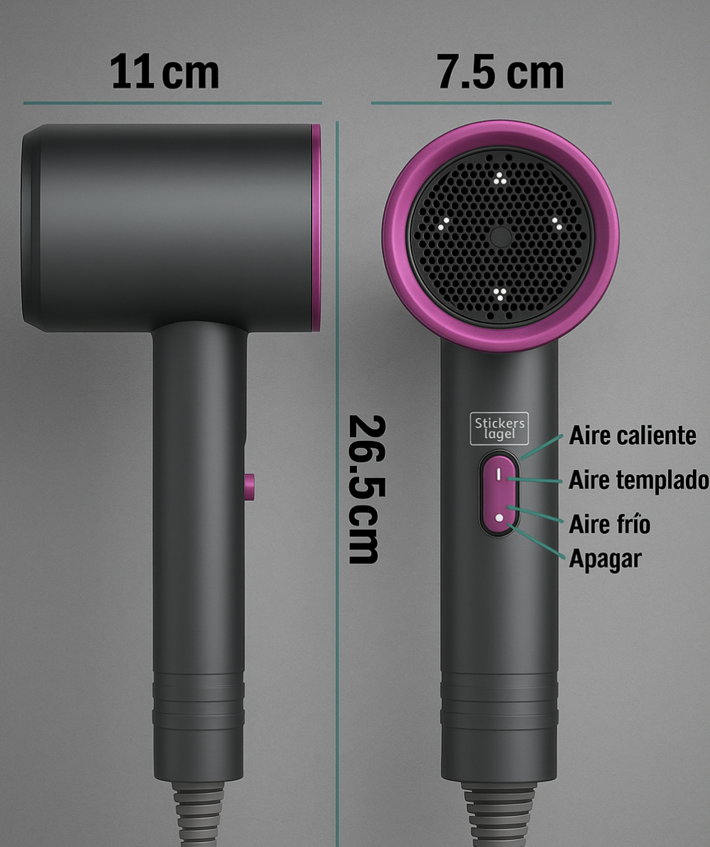 Secador de Pelos Iónico