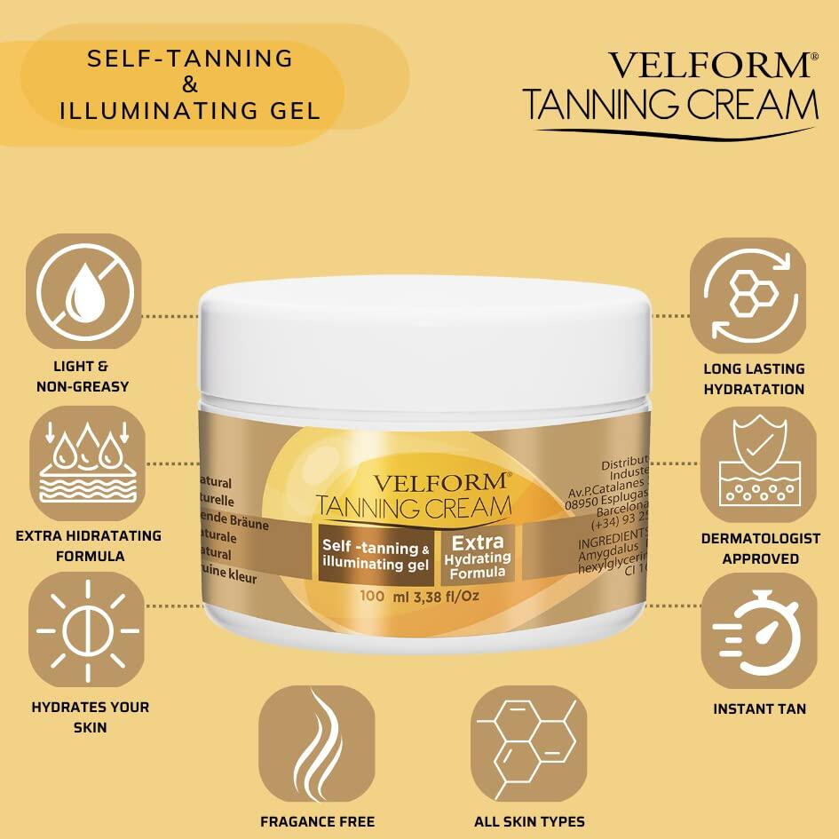 Auto Bronceador Corporal Instantáneo Velform