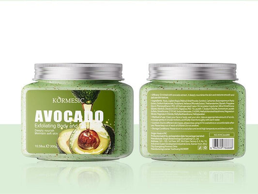 Exfoliante Corporal De Aguacate 300gr Kormesic
