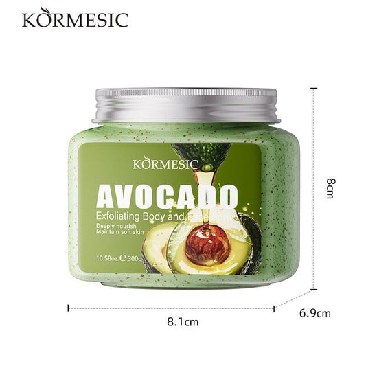 Exfoliante Corporal De Aguacate 300gr Kormesic