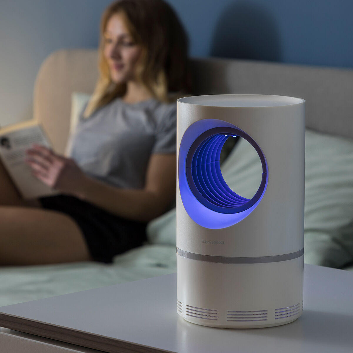 Lámpara Antimosquitos por Succión