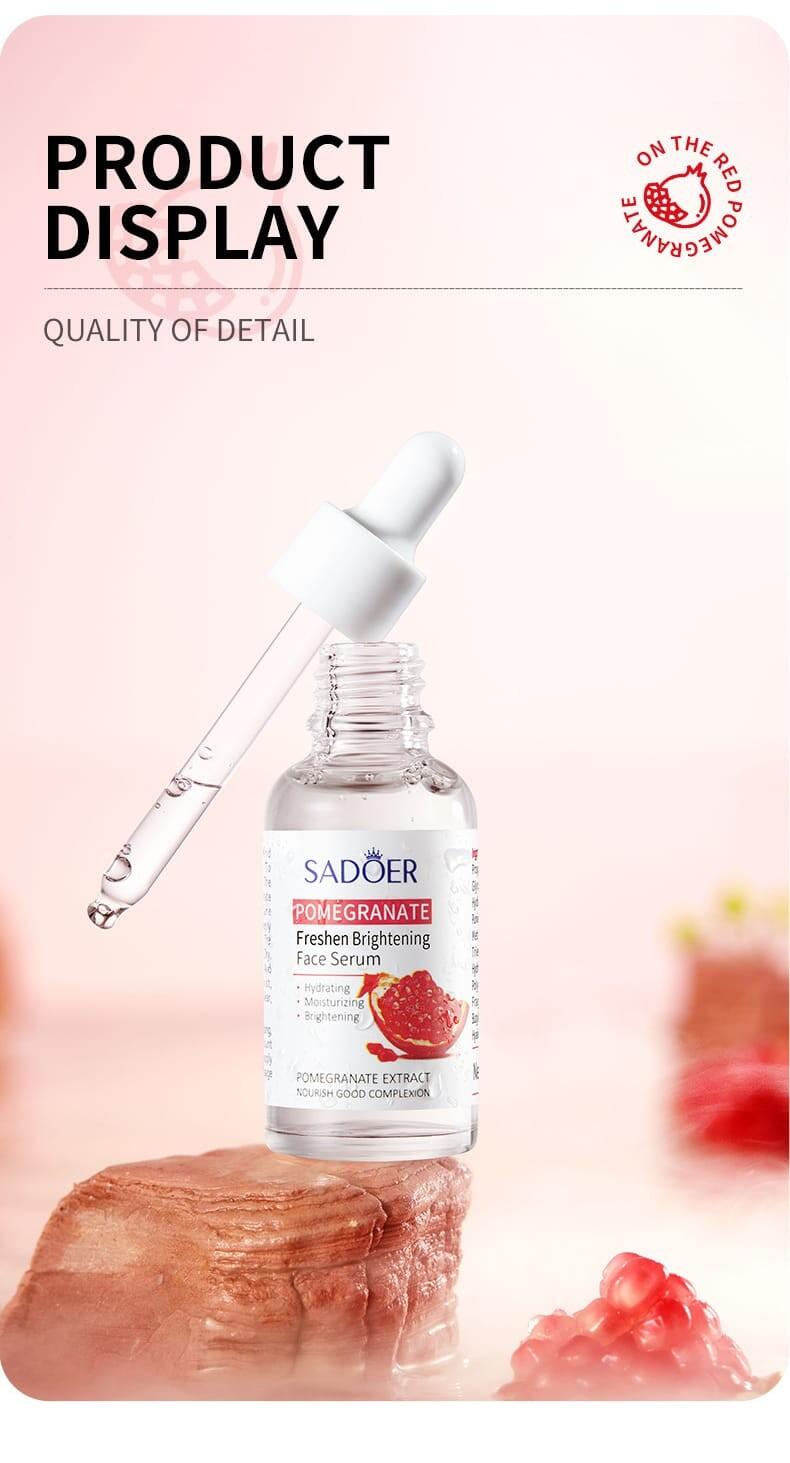 Sérum Facial Iluminador y Refrescante de Granada 50ml Sadoer