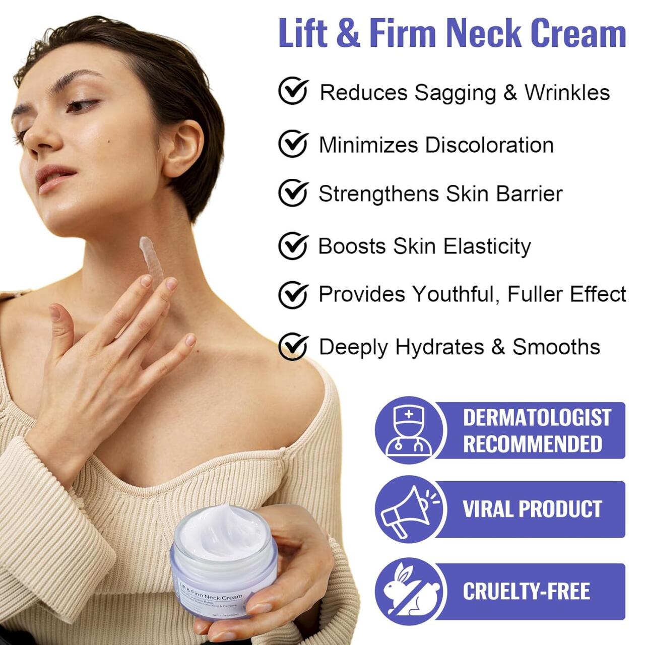 Crema Antienvejecimiento Para el Cuello y Escote YECUCE 50ml