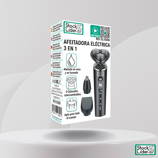 Afeitadora Eléctrica 3 en 1