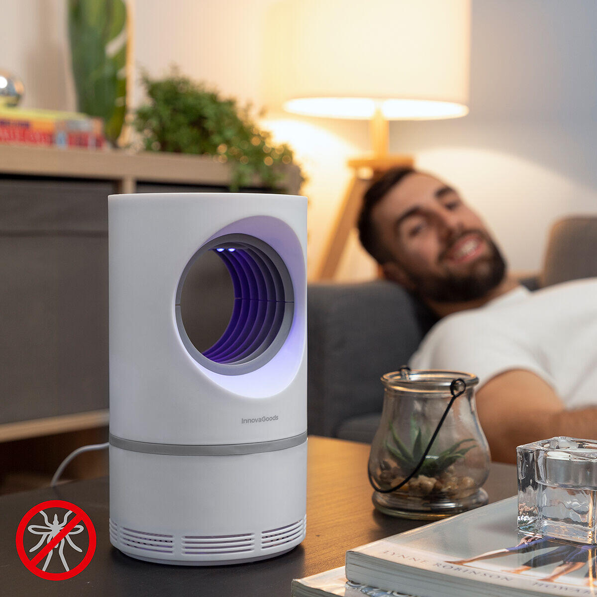 Lámpara Antimosquitos por Succión